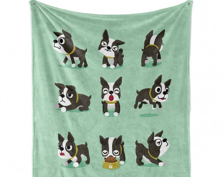 Boston Terrier Blanket