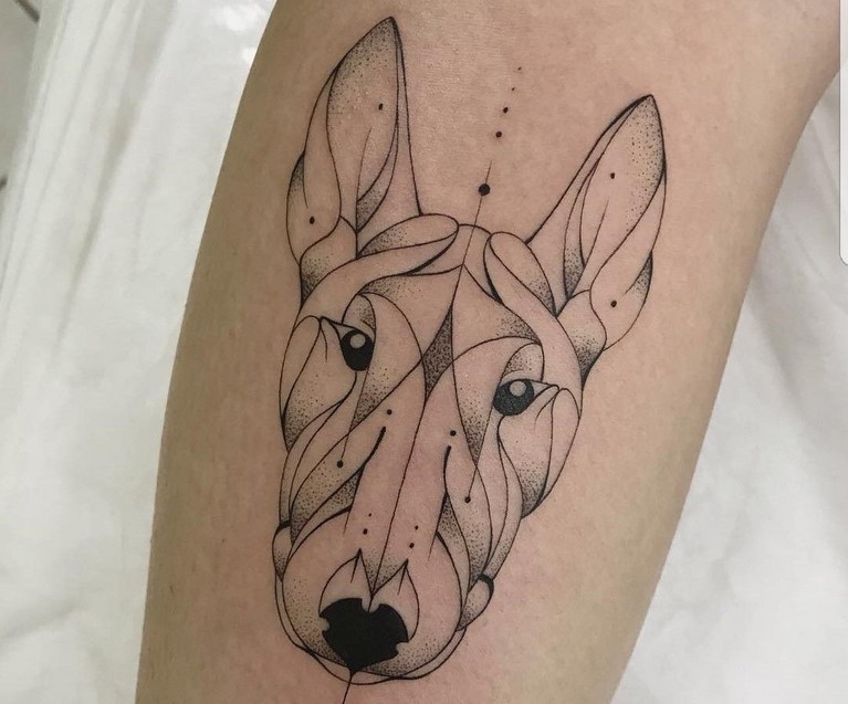 Bull Terrier Tattoo