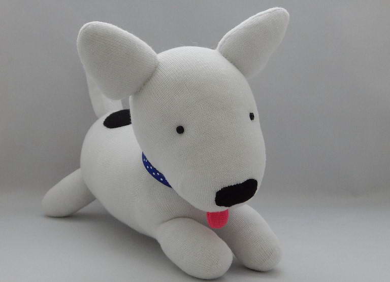 Bull Terrier Stuffed Animal