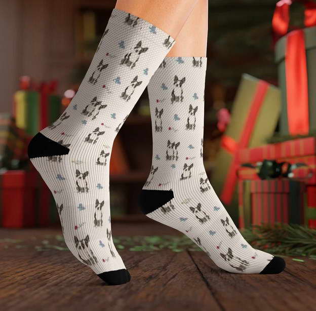 Boston Terrier Socks