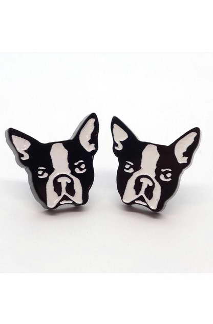 Boston Terrier Earrings