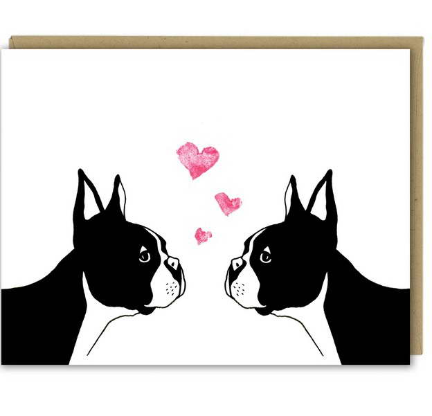 Boston Terrier Valentine