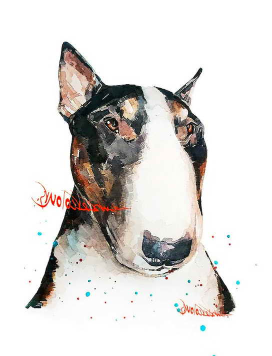 Bull Terrier Art