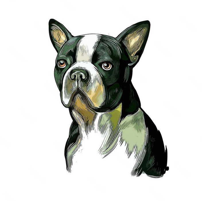 Boston Terrier Vector