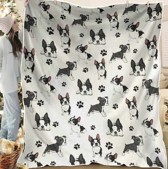 Opulence Boston Terrier Blanket