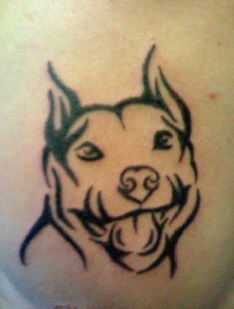 Staffordshire Bull Terrier Tattoo Ideas