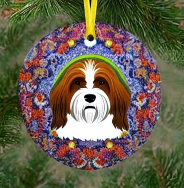 Tibetan Terrier Ornament