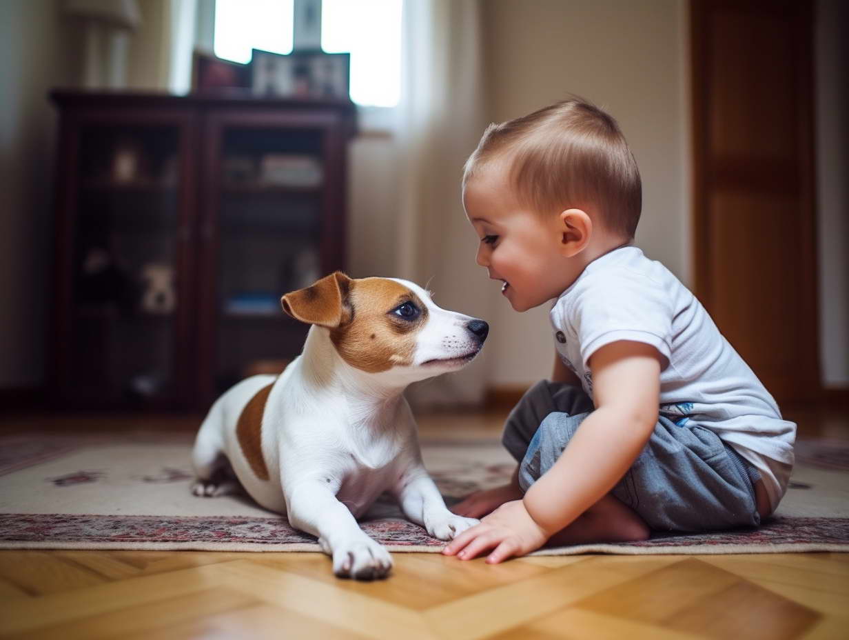 Jack Russell Terrier and Children Physical and Mental Stimulation